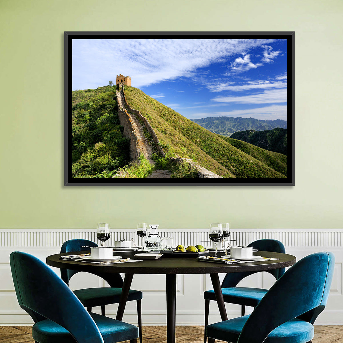 Great Watchtower View Wall Art in a room, landscape