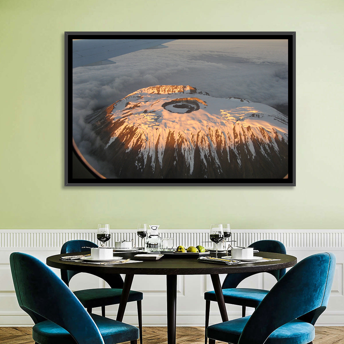 Mount Kilimanjaro Sunset Wall Art