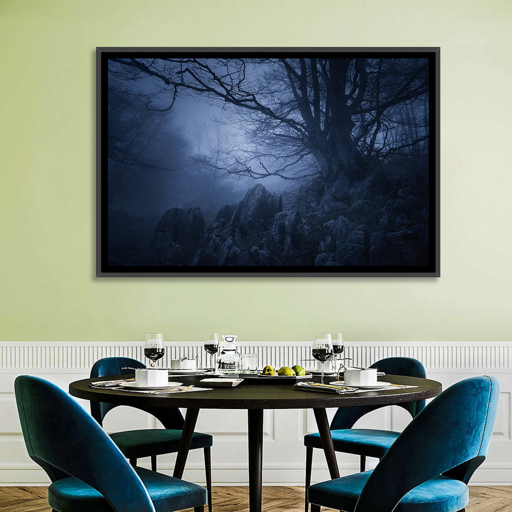 Gnarled Tree at Twilight Wall Art