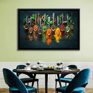 Coloured Spices Wall Art