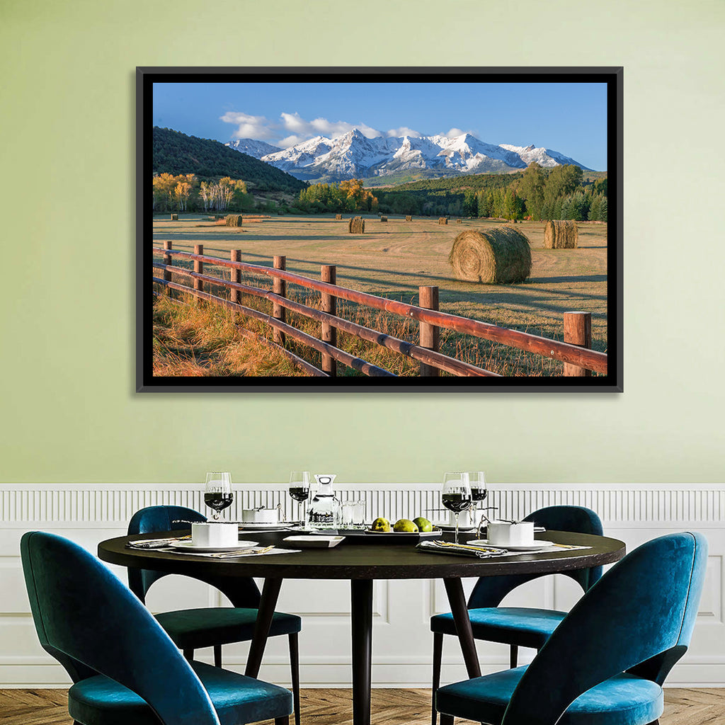 Colorado Hay Bales Wall Art