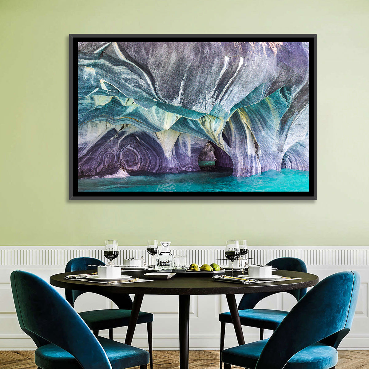 Marble Caves of Lake General Carrera Wall Art