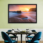 Quiberon Beach Sunset Wall Art