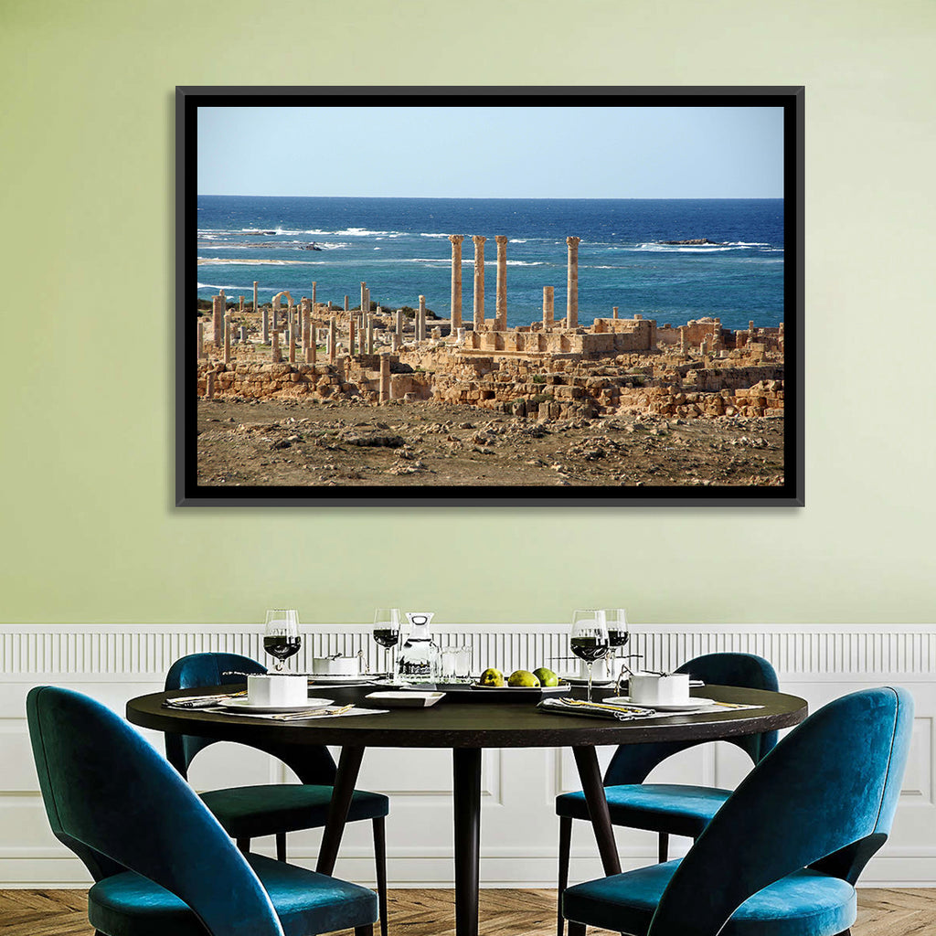 Leptis Magna Coastal Ruins Wall Art