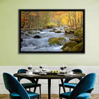 Autumn Mountain Stream Wall Art
