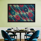 Handwoven Geometric Textile Wall Art