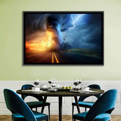 Twisting Tornado Storm Wall Art