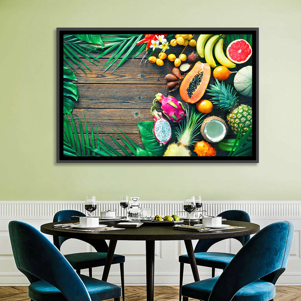 Tropical Fruit Still Life Wall Art
