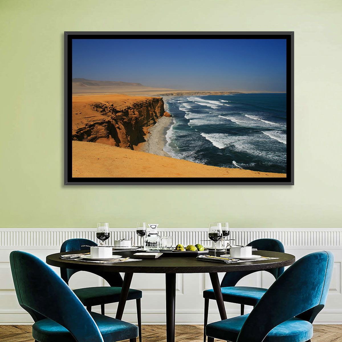 Red Cliffs of Paracas Wall Art