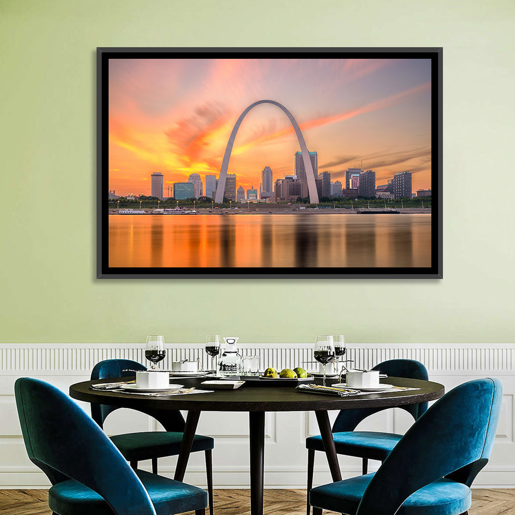 St. Louis Gateway Arch Skyline Wall Art