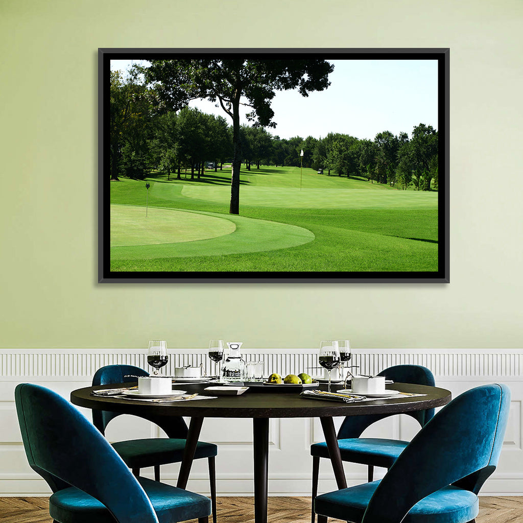 Oklahoma Golf Course Greens Wall Art