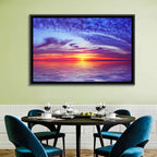 Bay Beach Sunset Wall Art