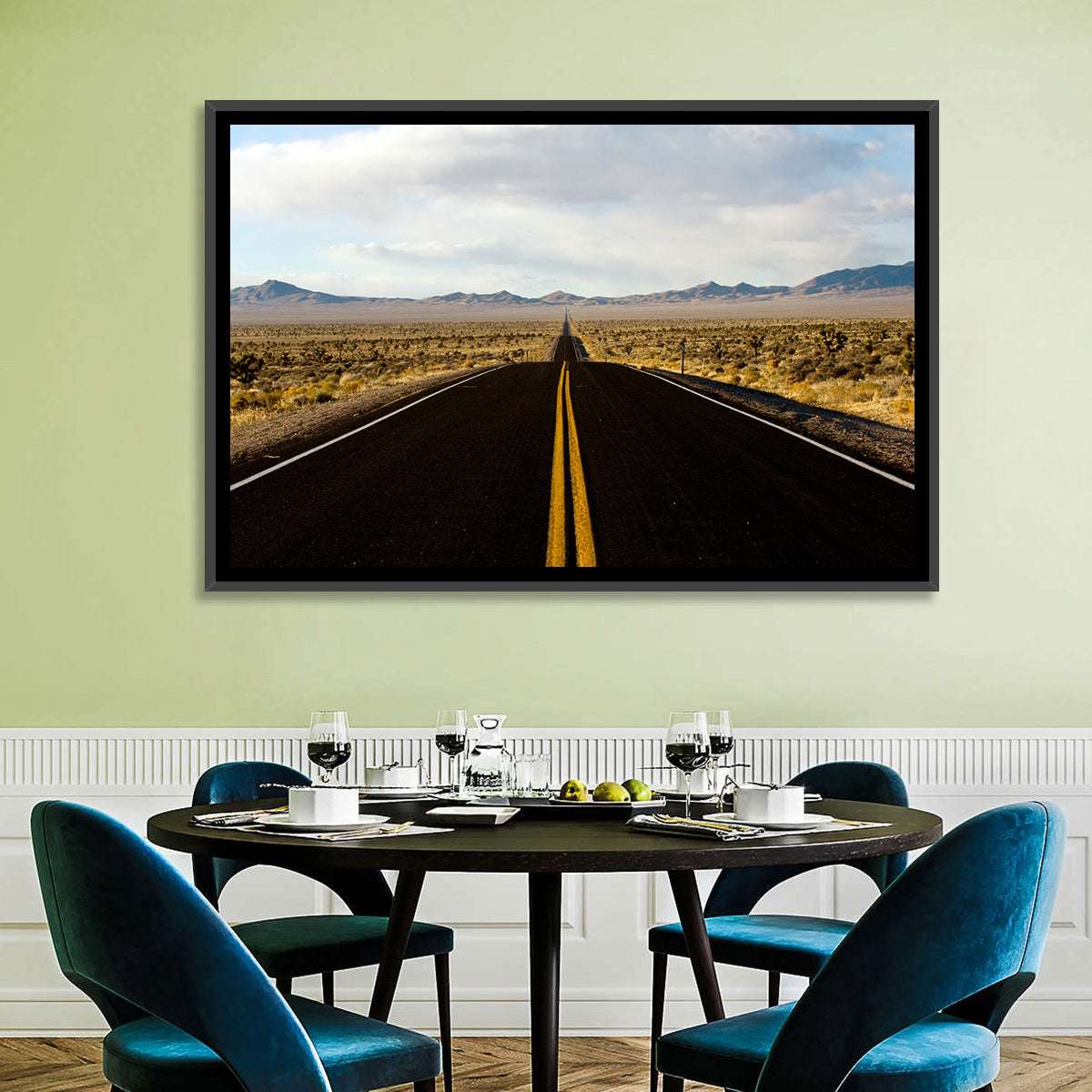 Nevada Desert Highway Wall Art