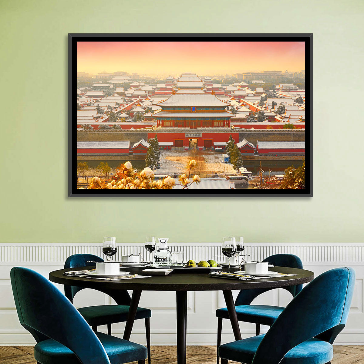 Forbidden City Gateway at Golden Hour Wall Art