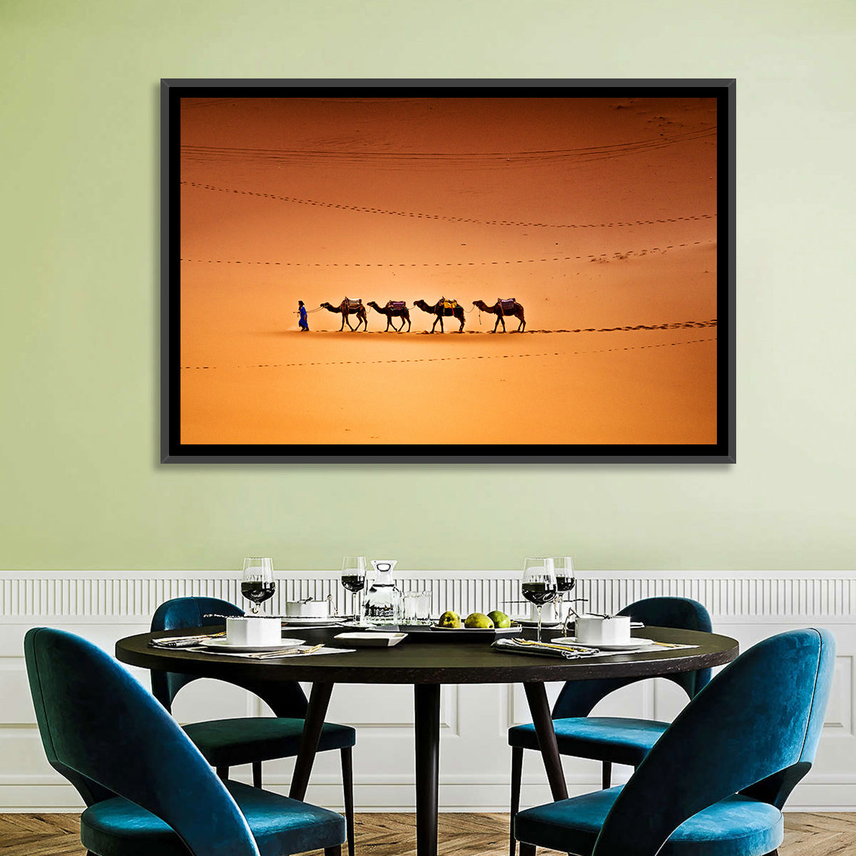 Sahara Camel Caravan Wall Art