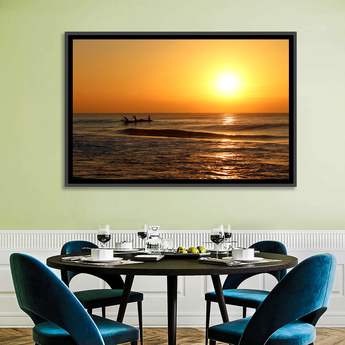 Puri Beach Sunrise Wall Art