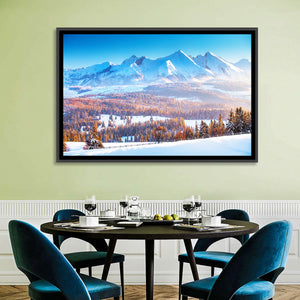 Snowy Mountain Peaks Wall Art