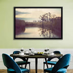 Louisiana Cypress Swamp at Dusk Wall Art