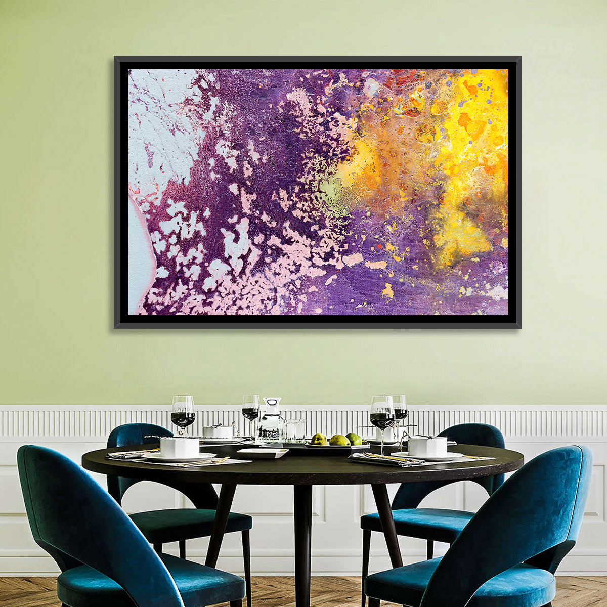 Color Fusion Abstract Wall Art