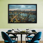 New York Twilight Cityscape Wall Art