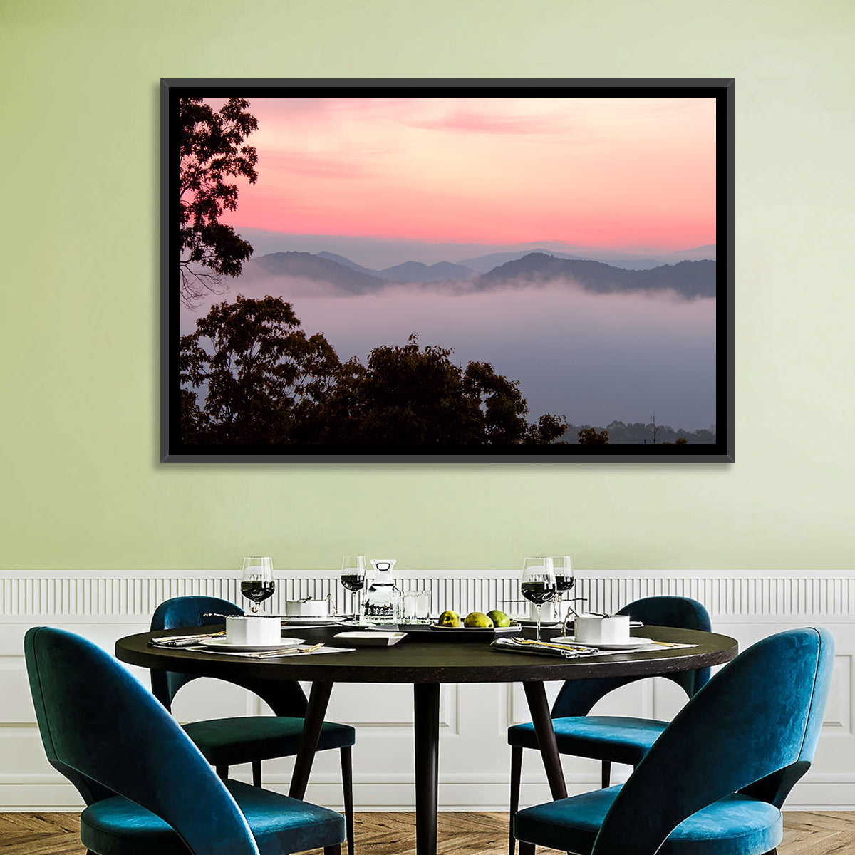 Smogy Foothills Dawn Wall Art
