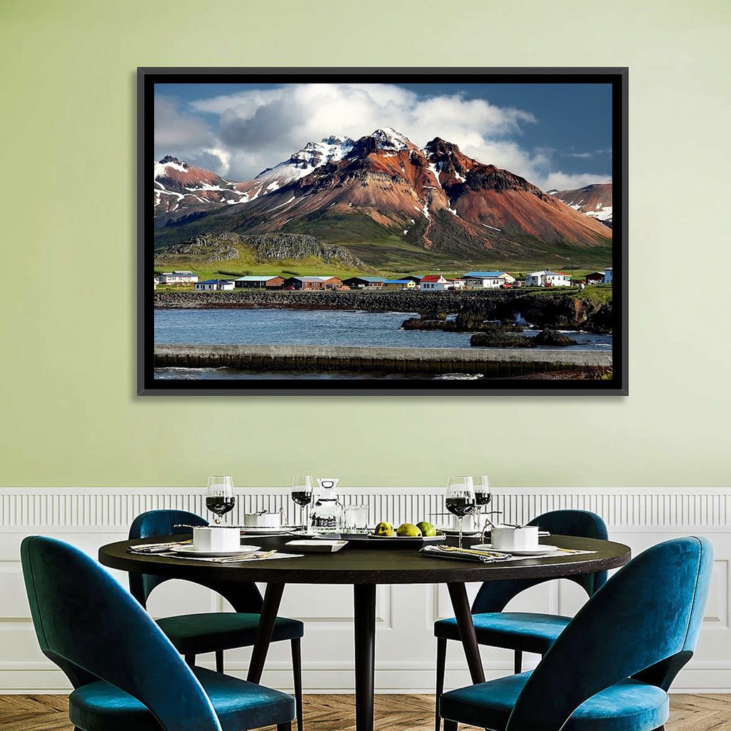 East Fjords Harbor Village Wall Art