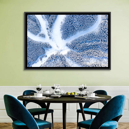 Ski Resort Aerial Wall Art