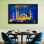 Sultanahmet Camii at Twilight Wall Art