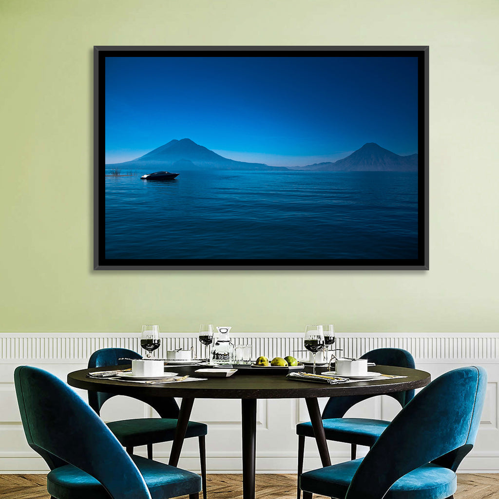 Boat on Lake Atitlán Wall Art