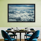 Aerial View Above Clouds Wall Art