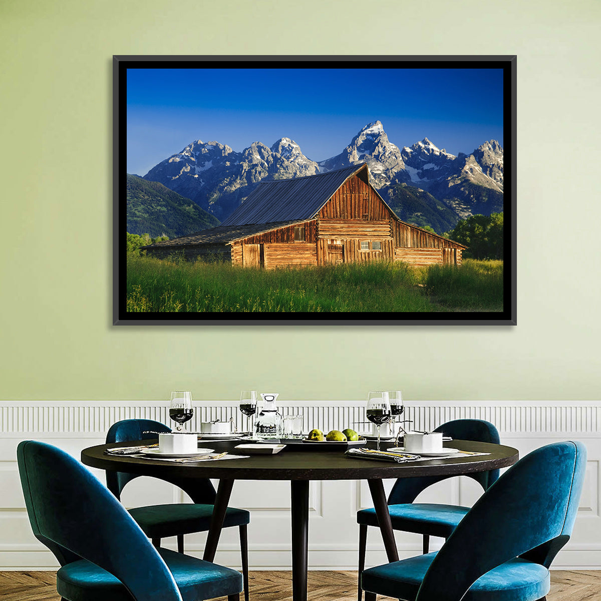 Mormon Barn Grand Teton National Park Wall Art