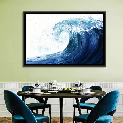 Watercolor Sea Wave Wall Art