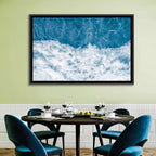 Stormy Blue Sea Wave Wall Art