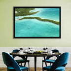 Turquoise Bahamas Islands Wall Art