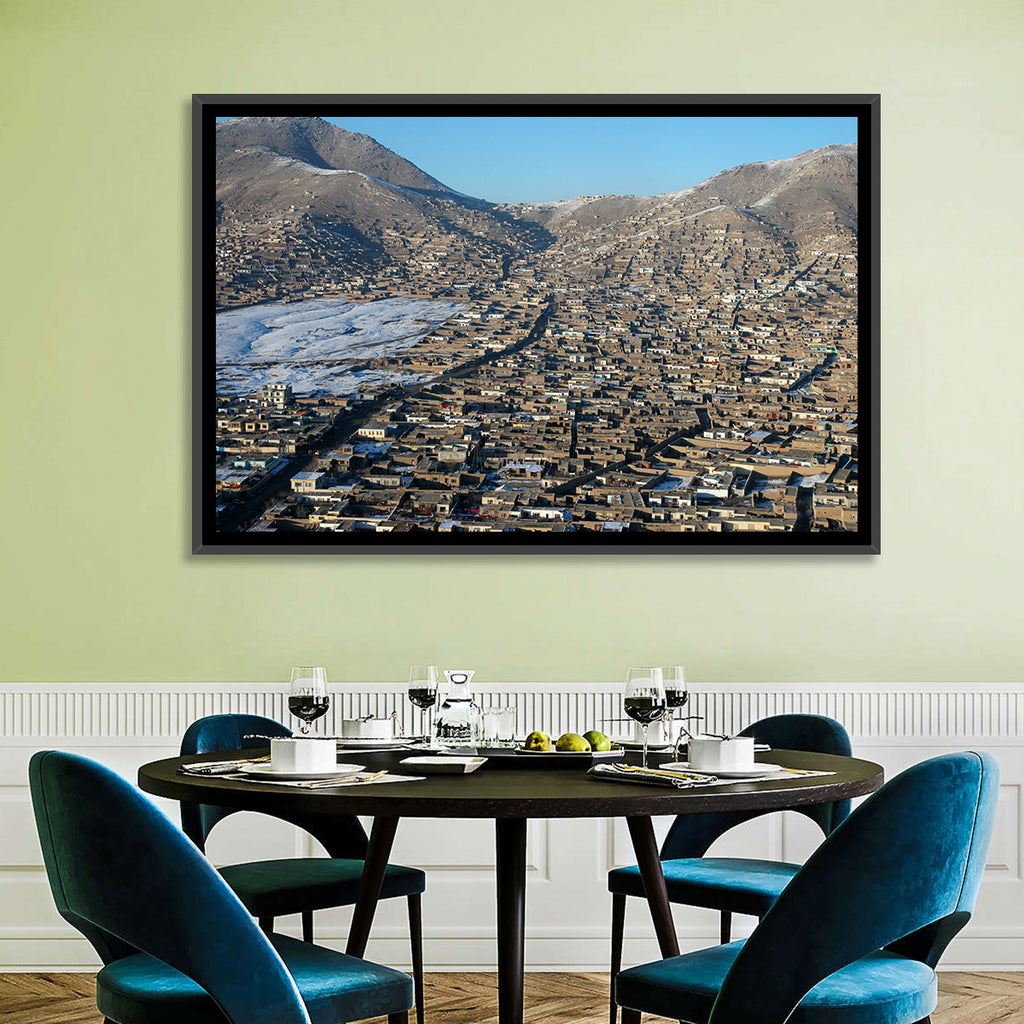 Kabul Winter Cityscape Wall Art