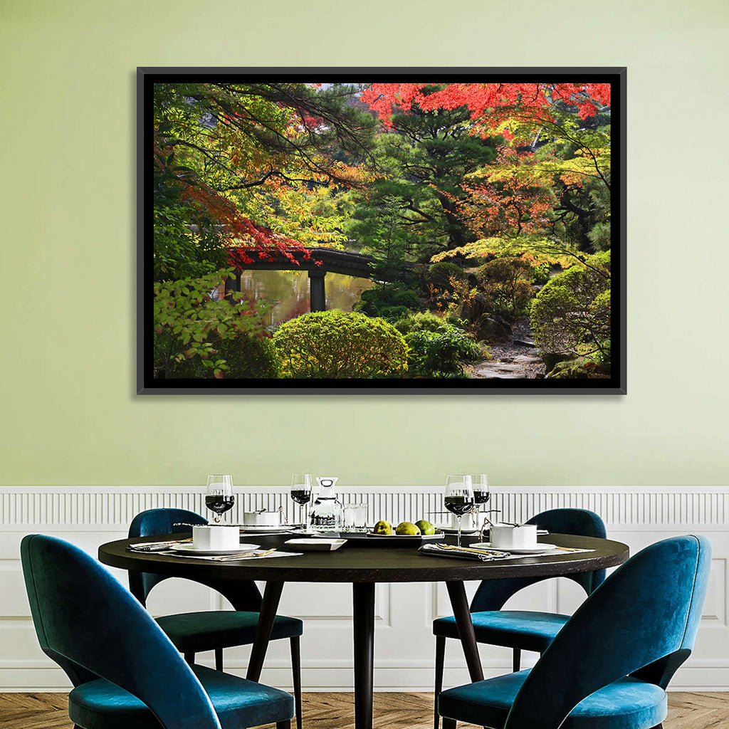 Rinoji Temple Autumn Garden Wall Art