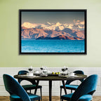 Karakul Lake at Golden Hour Wall Art