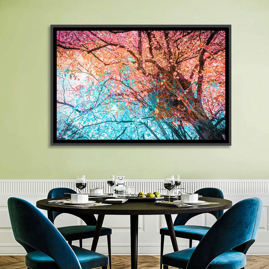 Autumn Canopy Abstract Wall Art