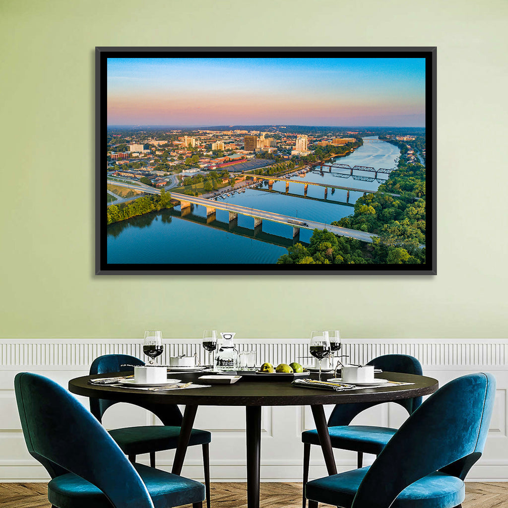 Augusta Savannah River Skyline Wall Art
