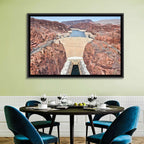 Hoover Dam High-angle View Wall Art
