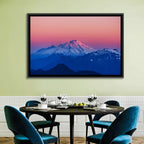 Mount Baker Alpenglow Wall Art
