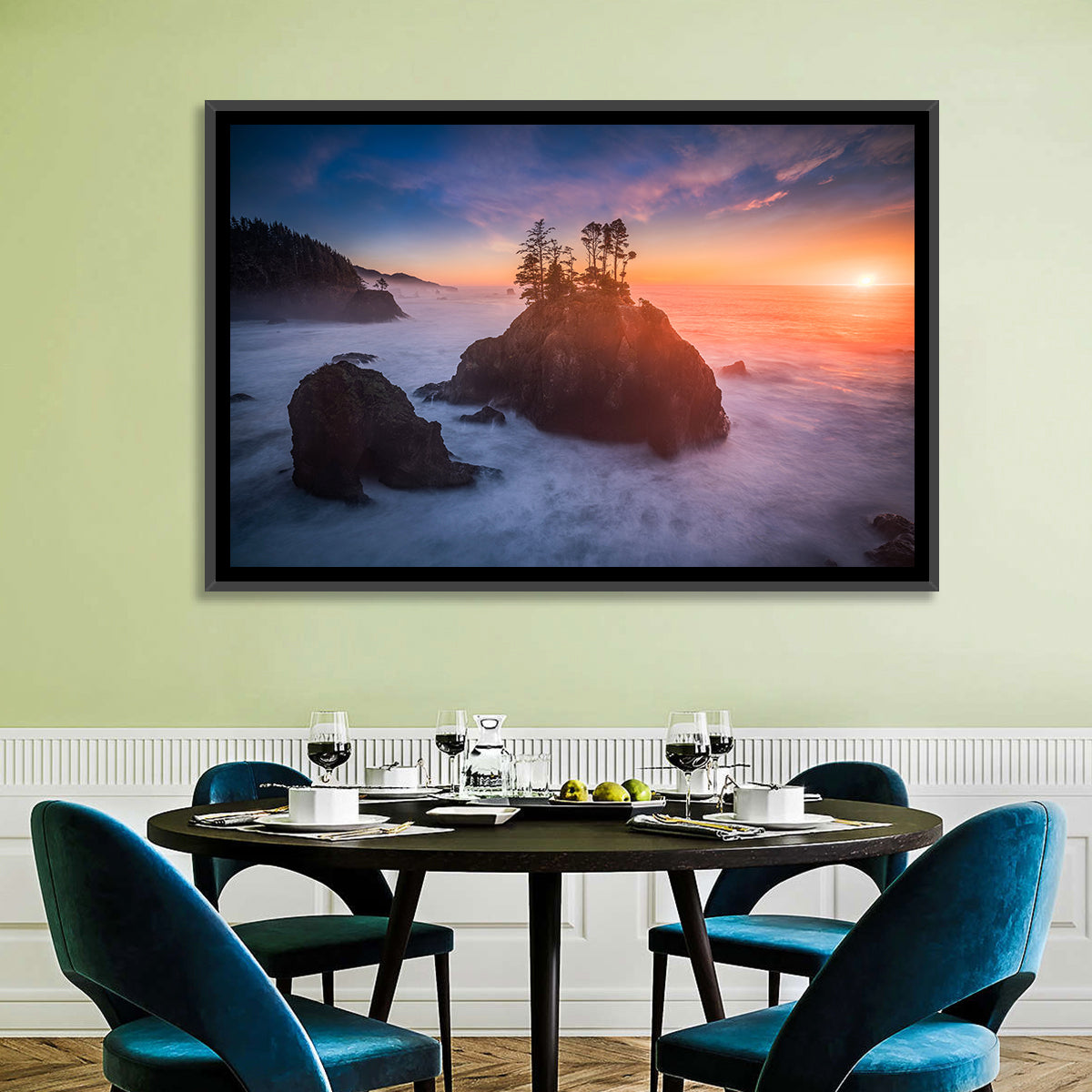 Secret Beach Sunset, Oregon Wall Art
