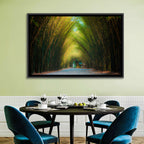 Arched Bamboo Tunnel Wall Art