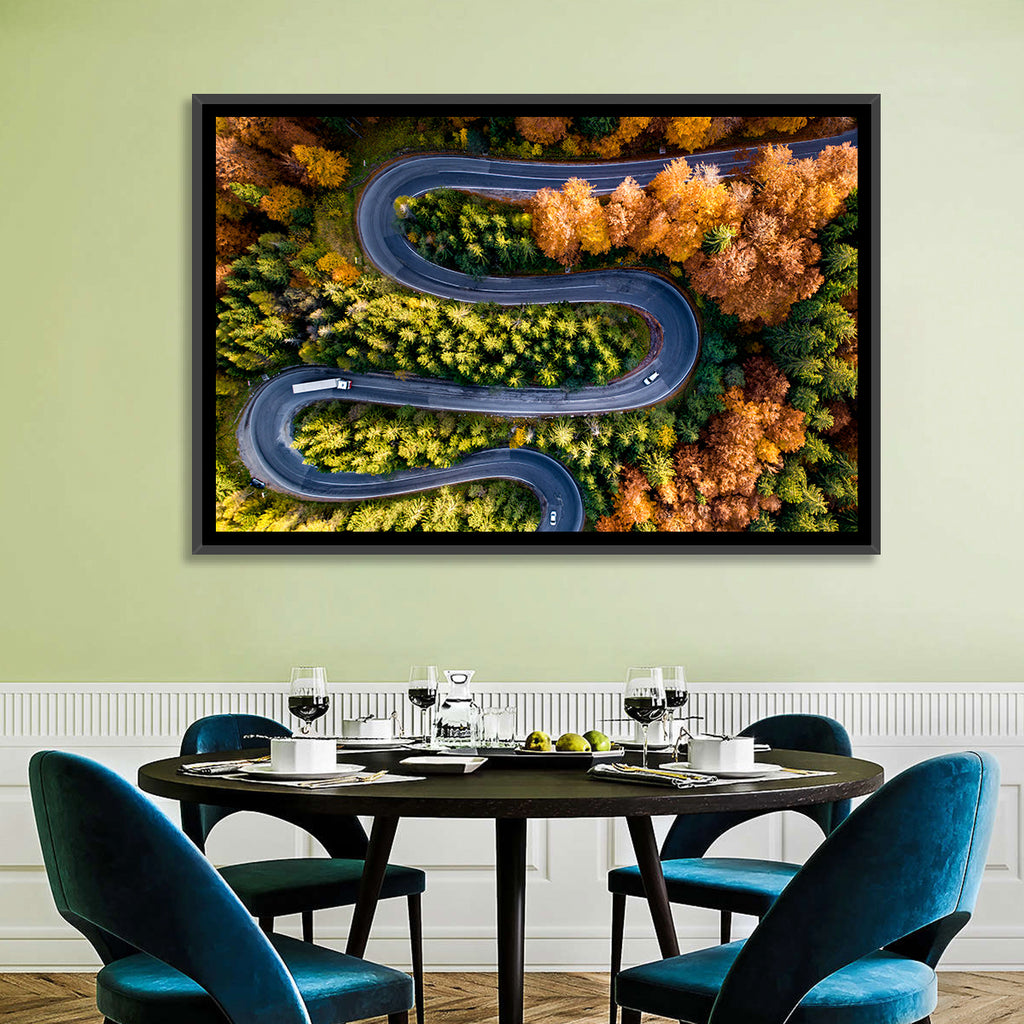 Serpentine Forest Road Wall Art