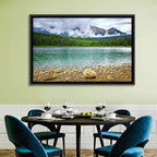Patricia Lake Cloudy Peaks Wall Art