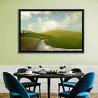 Winding Road Through Rolling Hills Wall Art