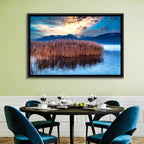 Lake Obersee Reeds at Dusk Wall Art