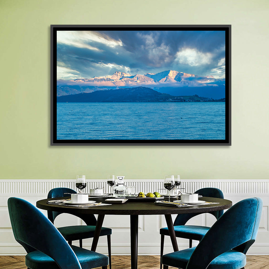 Lake Obersee Golden Hour Wall Art