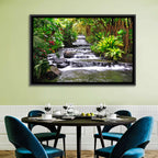 Tabacon Tiered Hot Springs Waterfall Wall Art