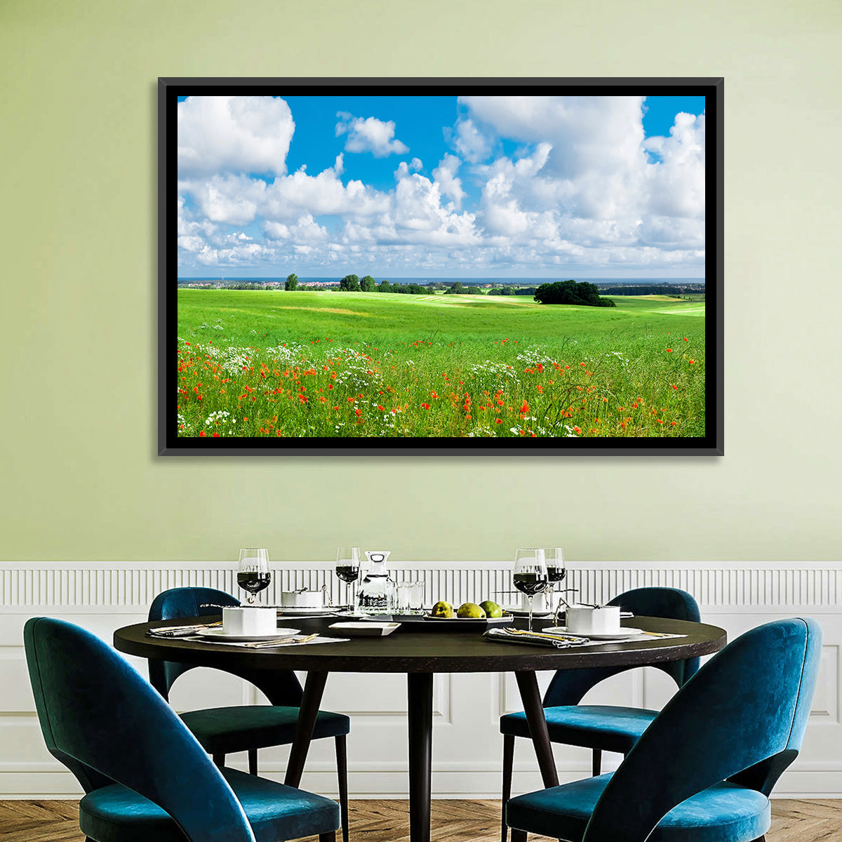 Summer Meadow with Poppies Wall Art